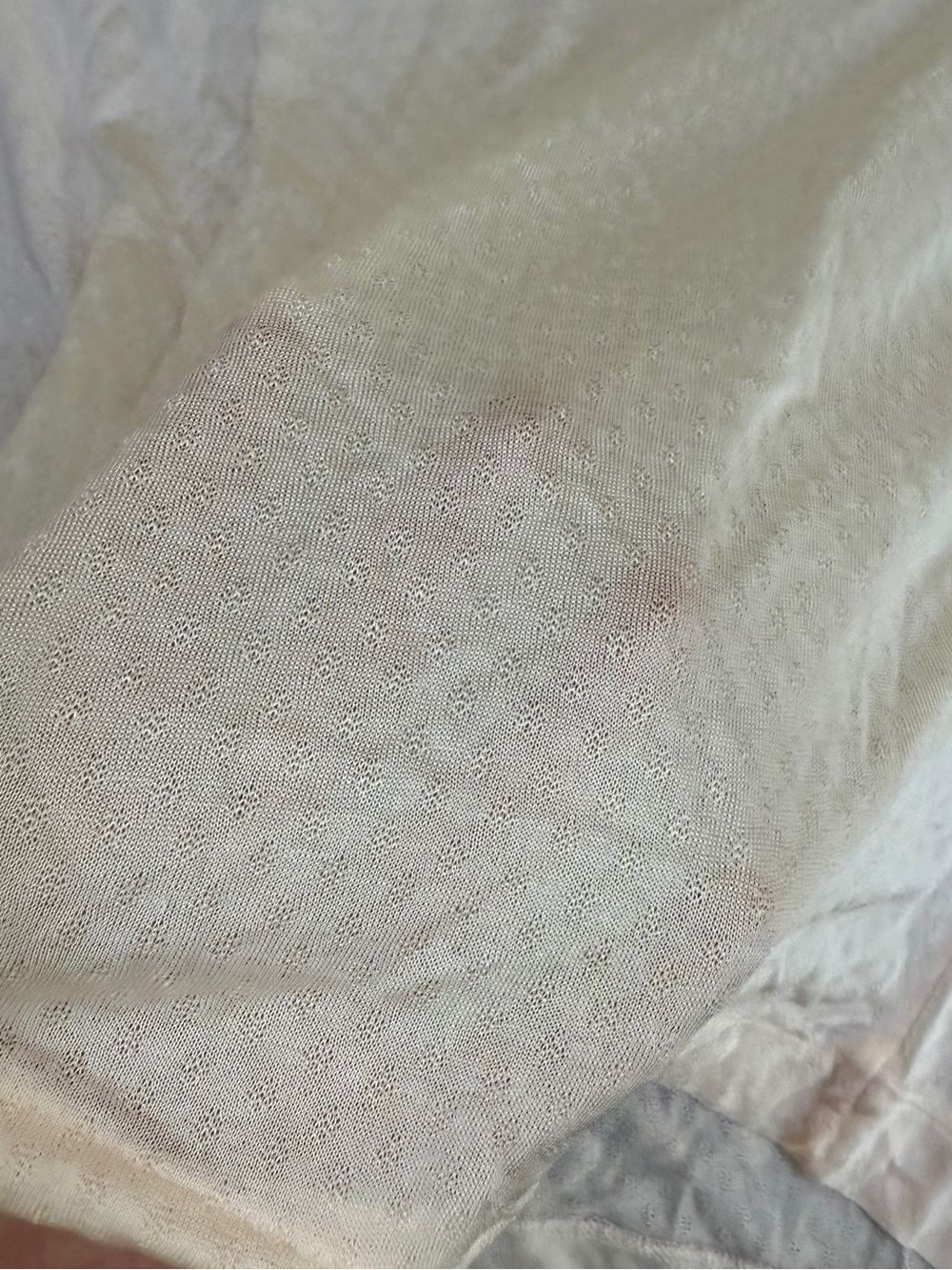 Women's Long Sleeve Scoop Neck Top in Soft Cream 100% Silk, NWOT - Picture 5 of 5